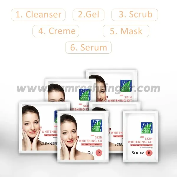 28633 astaberry facial kit whitening pack