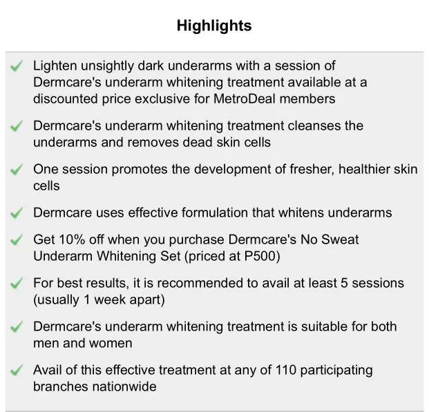 28696 underarm whitening before after